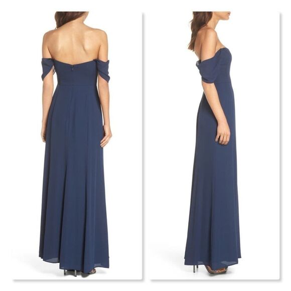 WAYF
Rachel Off the Shoulder Gored Maxi Dress - Picture 2 of 8